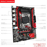 X99 RS9 E5 LGA2011-3 mATX Motherboard Set + Xeon E5 2620 V3 CPU + 16GB DDR4 RAM Motherboard + CPU + RAM Motherboard